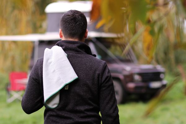 Handtuch für Camping und Outdoor