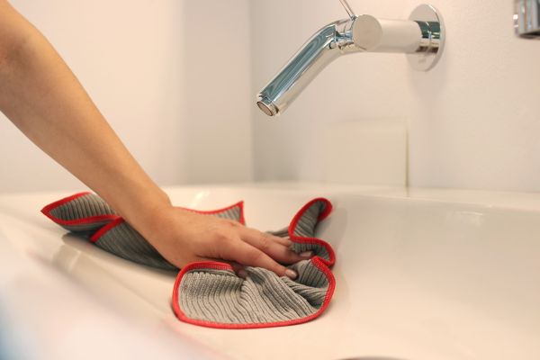 ideales Microfasertuch für Bad und Küche