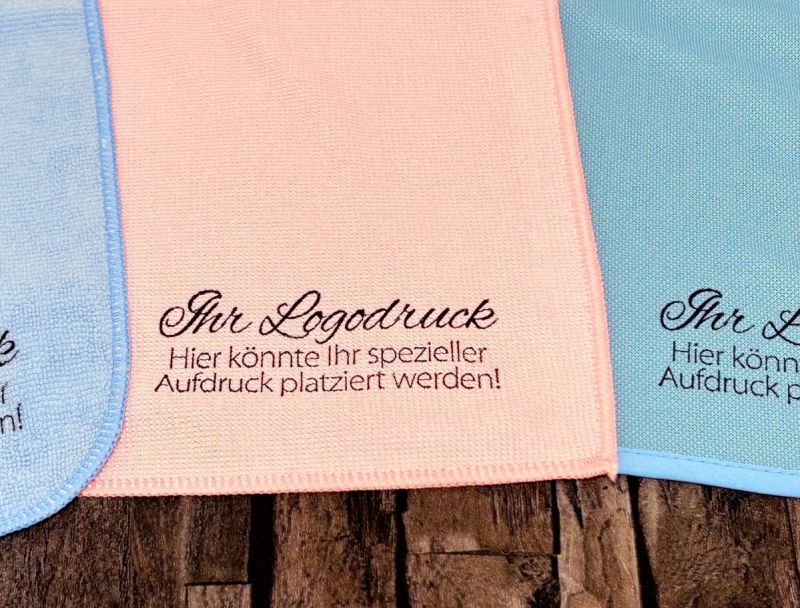 Microfasetücher mit Logo bedrucken lassen