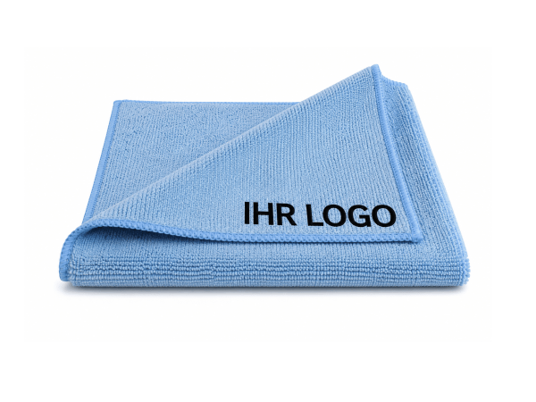 Allzwecktuch Micro Star blau mit Logodruck