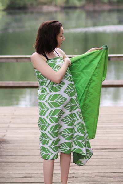 Reisehandtuch mit 2 unterschiedlichen Seiten