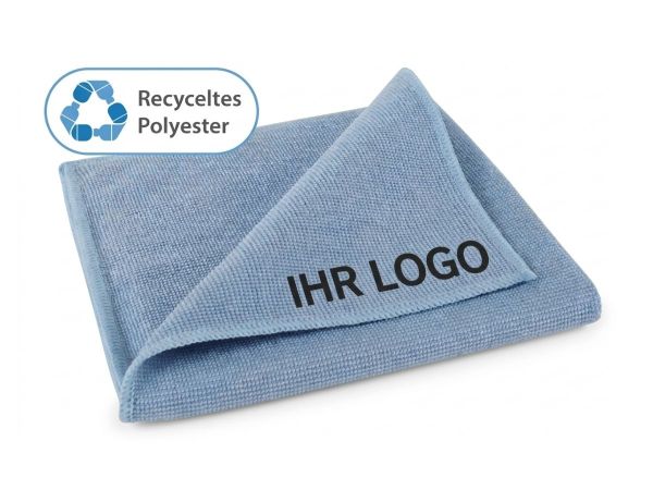 nachhaltiges-Reinigungstuch-Micro-Top-rPET-mit-Logodruck-in-blau