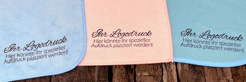 Microfasertücher mit Logo bedrucken lassen