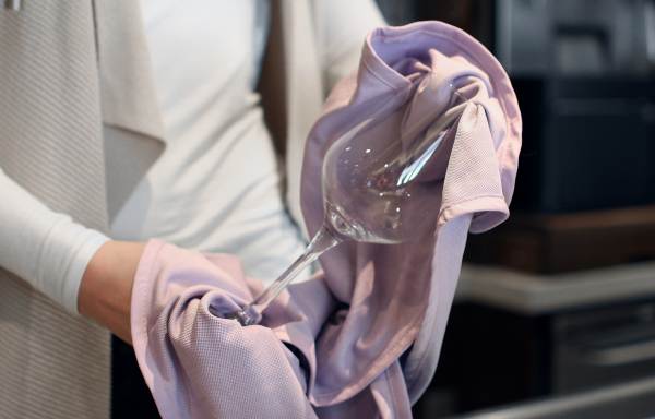 Glas Poliertuch für die Gastronomie