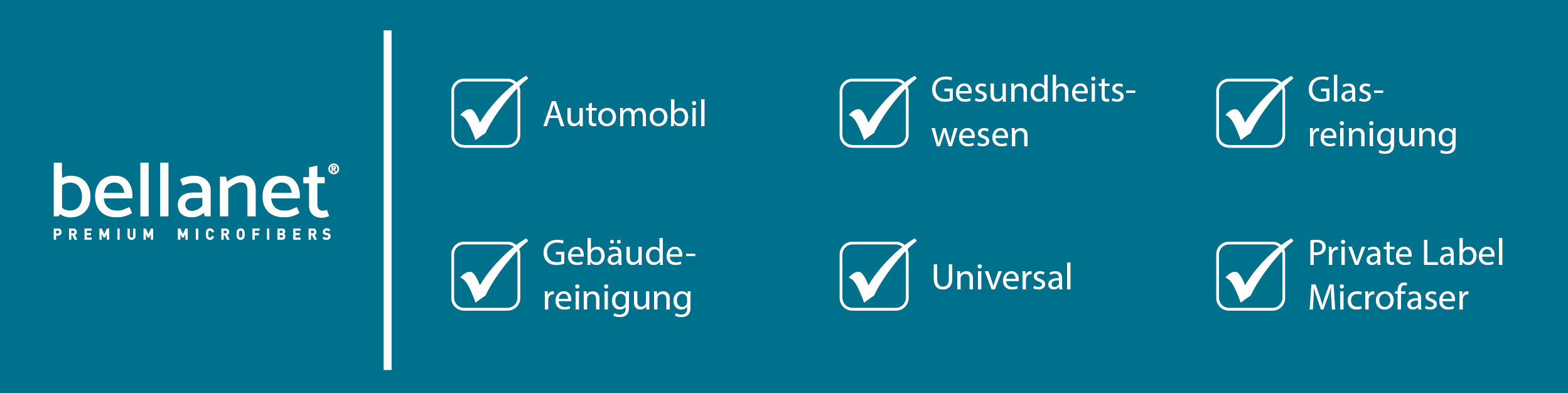 Putztücher Gebäuderreinigung und Unterhaltsreinigung