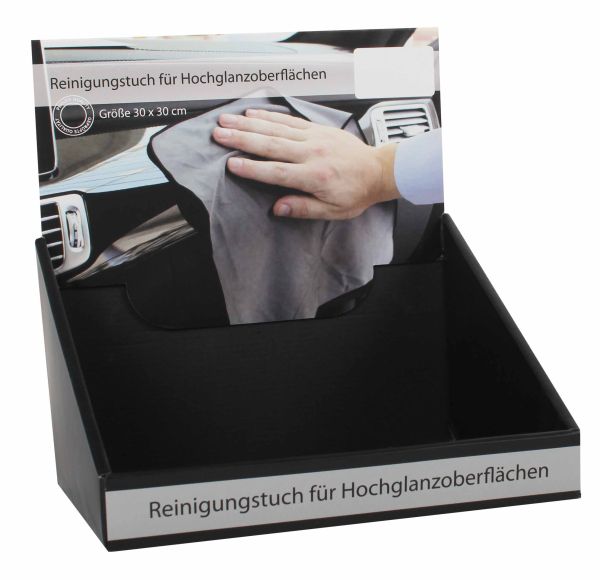 Verkaufsdisplay für Hochglanztücher