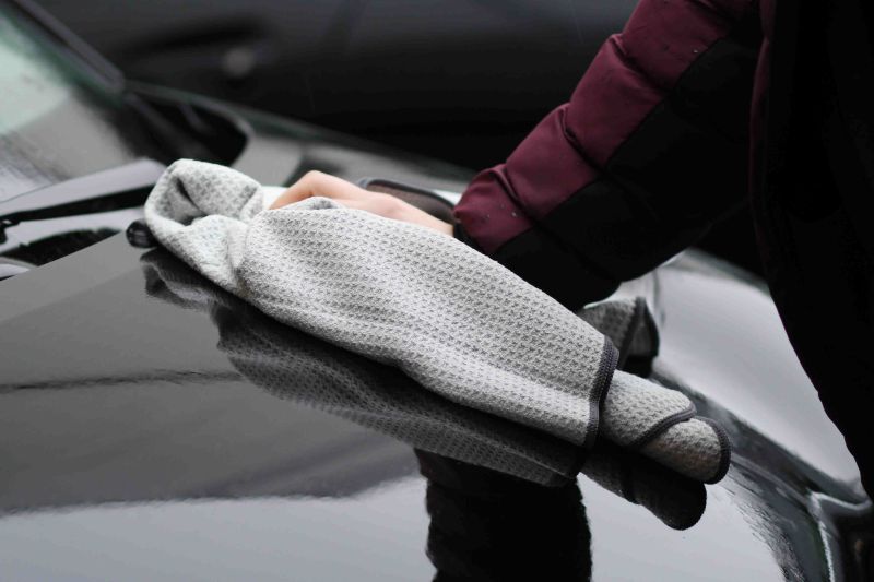 Microfasertuch Auto zum Trocknen von Lack