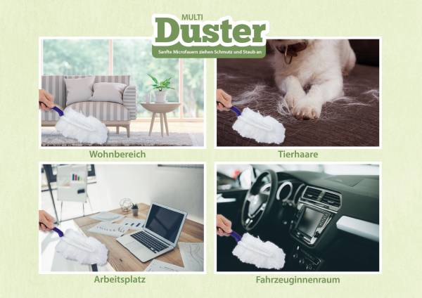 ideal gegen Staub, Schmutz und Haare