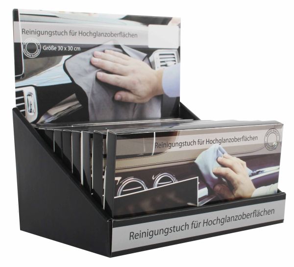 Verkaufsdisplay für Hochglanztücher