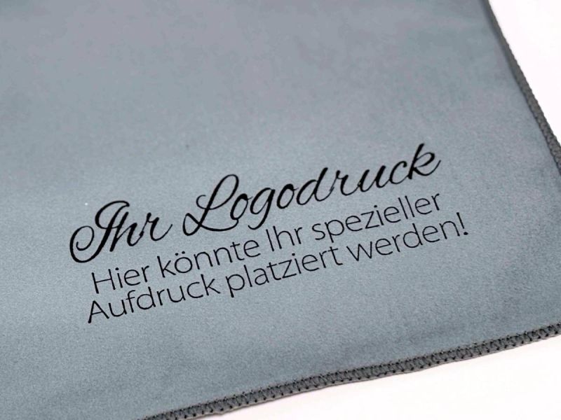 Logo auf Microfasertuch drucken lassen