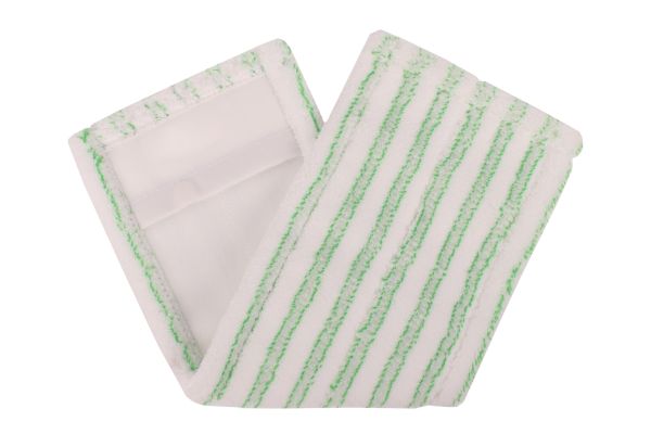 Wischbezug mit abrasiven Streifen für groben Schmutz