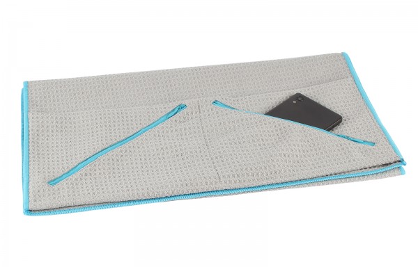 Microfaser Sporthandtuch mit Umschlagtasche