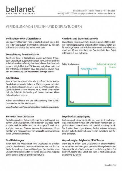 Microfaser Fototücher