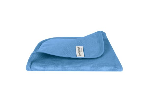 Glas Polish 40 x 40 cm, blau