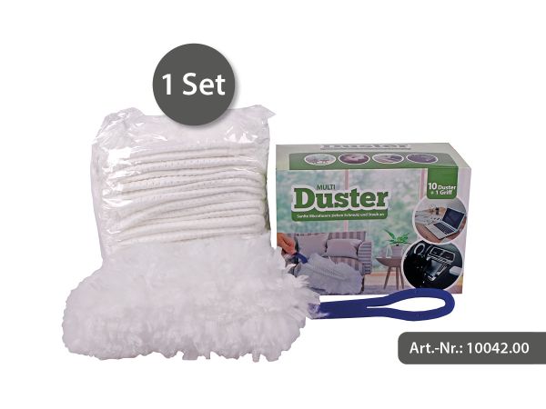 1 Duster Staubmagnet Set mit 10 Aufsätzen