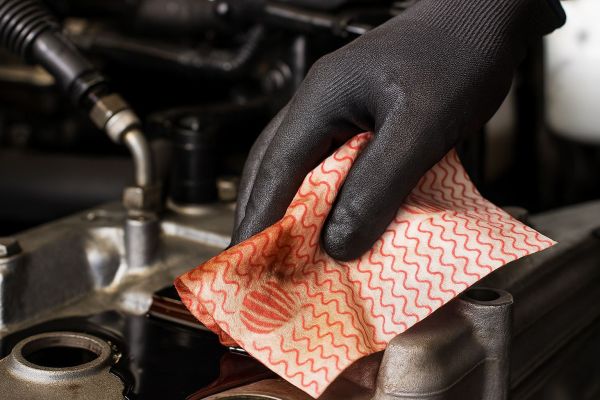 Einweg Vlies in Werkstatt und Industrie