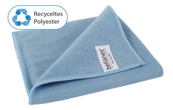 umweltfreundliches Microfasertuch aus recyceltem Polyester